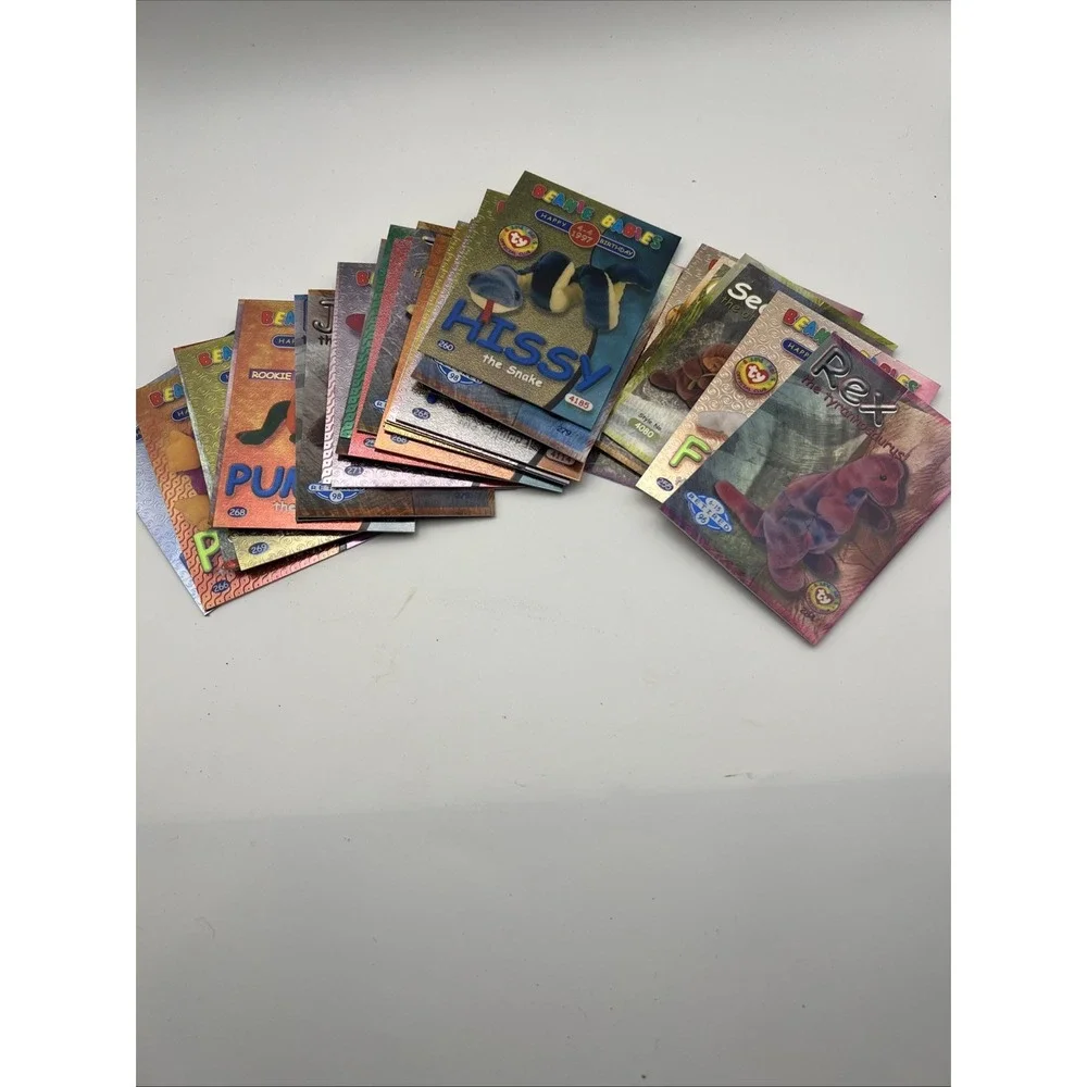 1999 Beanie Baby Trading Card Set Foil 29 W/ Rex